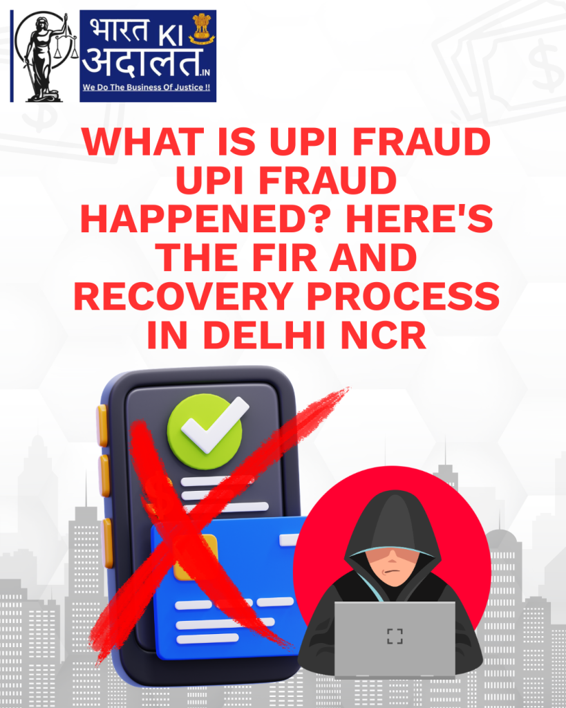 UPI Fraud Happened? Here's the FIR and Recovery Process in Delhi NCR